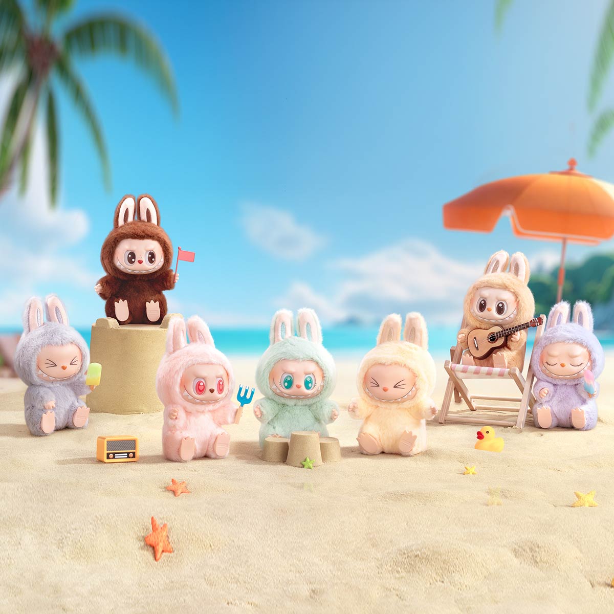 Labubu THE MONSTERS Have a Seat Series – Vinyl Plush Pendant Blind Box