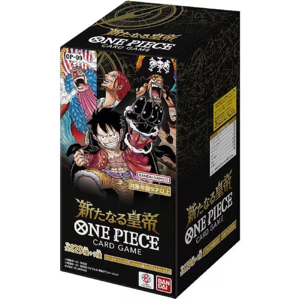 One Piece OP-09 Card Game The New Emperor Booster Box - Japanese