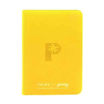 Palms Off Gaming Collector's Series Top Loader Zip Binder - CLEAR