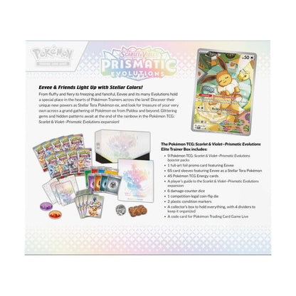 Pokémon TCG Scarlet & Violet - Prismatic Evolutions Elite Trainer Box (ETB)